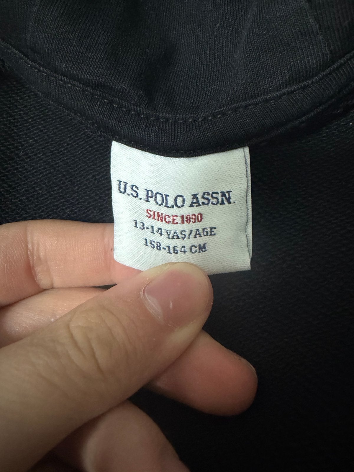 U.S. Polo Assn. hoodie voor jongens, maat 158-164 cm, Ophalen of Verzenden, Gebruikt, Jongen, Trui of Vest