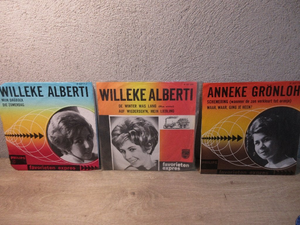 Favorieten expres singles Willeke Alberti Anneke Gronloh, Cd's en Dvd's, Vinyl Singles, Ophalen of Verzenden, Gebruikt, Nederlandstalig