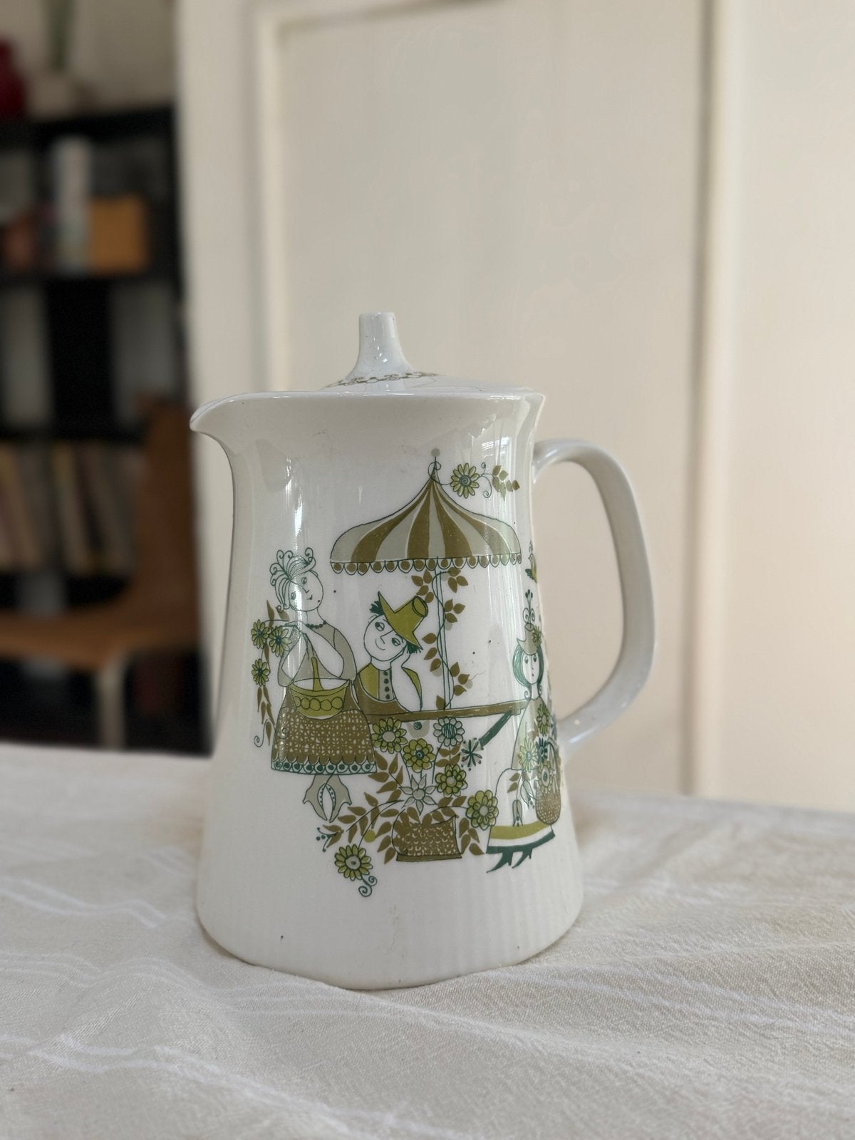 Vintage Figgjo Flint Market melkkan - Turi Design jaren '60, Ophalen of Verzenden