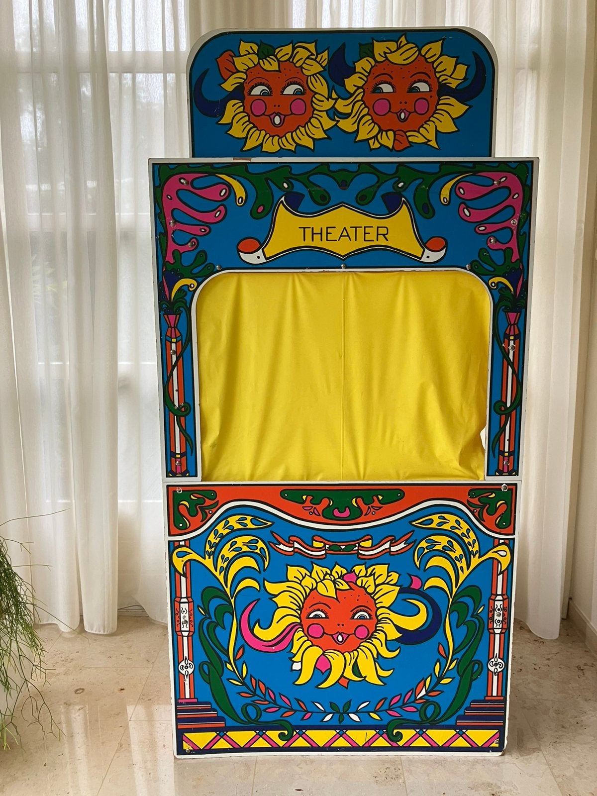 POPPENKAST met GEBREIDE POPPENKASTPOPPEN, Kinderen en Baby's, Ophalen, Gebruikt, Overige typen