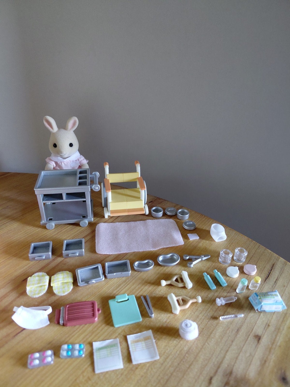 Sylvanian Families verpleegsterset/rolstoel/doos, Verzamelen, Ophalen of Verzenden, Zo goed als nieuw, Poppenhuis