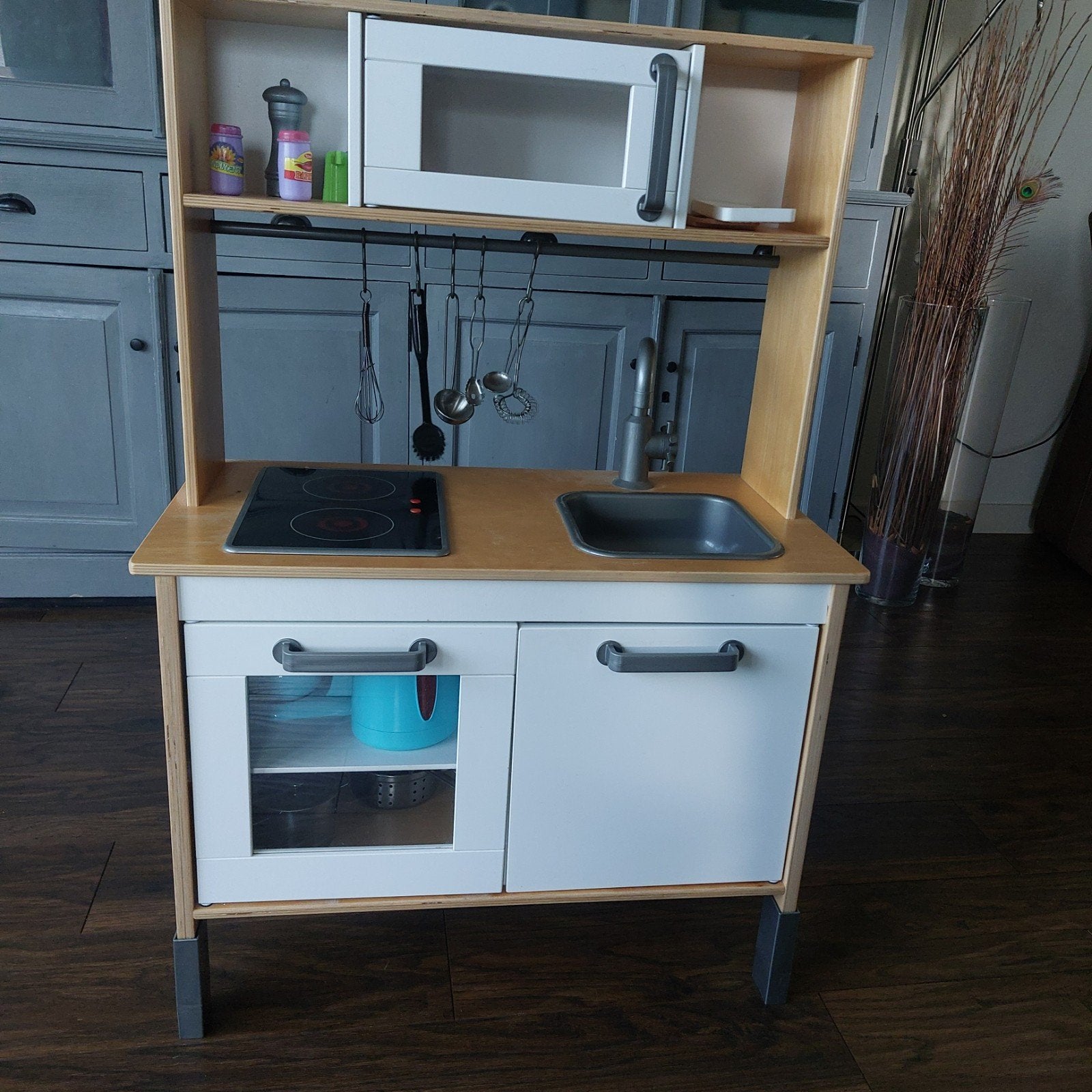 Ikea keukentje met accessoires, Ophalen, Gebruikt, Overige materialen, Speelkeuken
