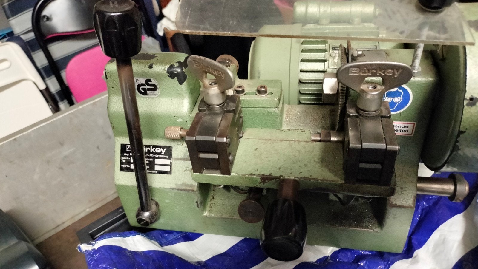 Börkey Sleutelmachine - Made in W.-Germany, Ophalen, Gebruikt