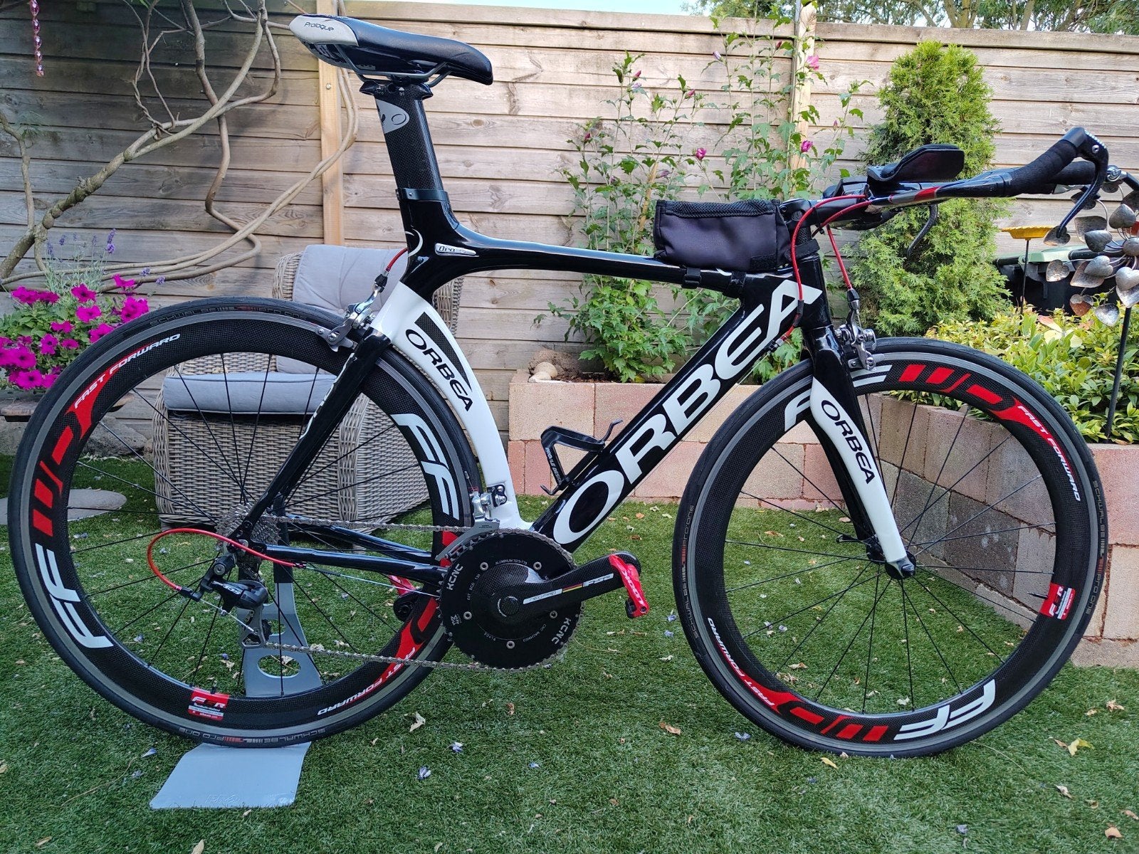 Tijdrit Triathlon fiets Orbea Carbon, 28 inch, Gebruikt, Carbon, Velgrem