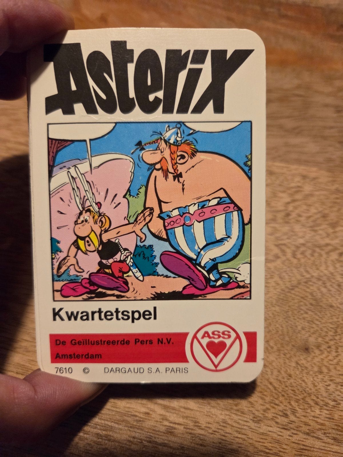 Vintage Asterix Kwartetspel - Compleet en in goede staat, Drie of vier spelers, Ophalen of Verzenden, Gebruikt, De Geïllustreerde Pers N.V. / Dargaud S.A. Paris