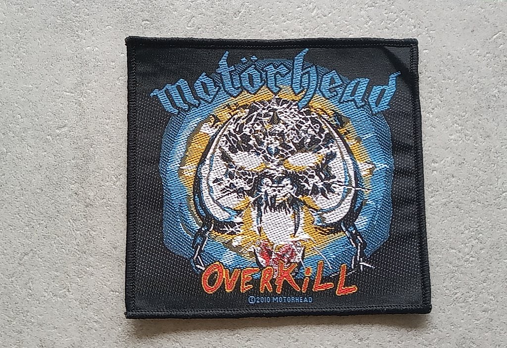 Motorhead vrij  mooie en nieuwe overkill 2010 patch 87, Verzenden, Nieuw, Kleding