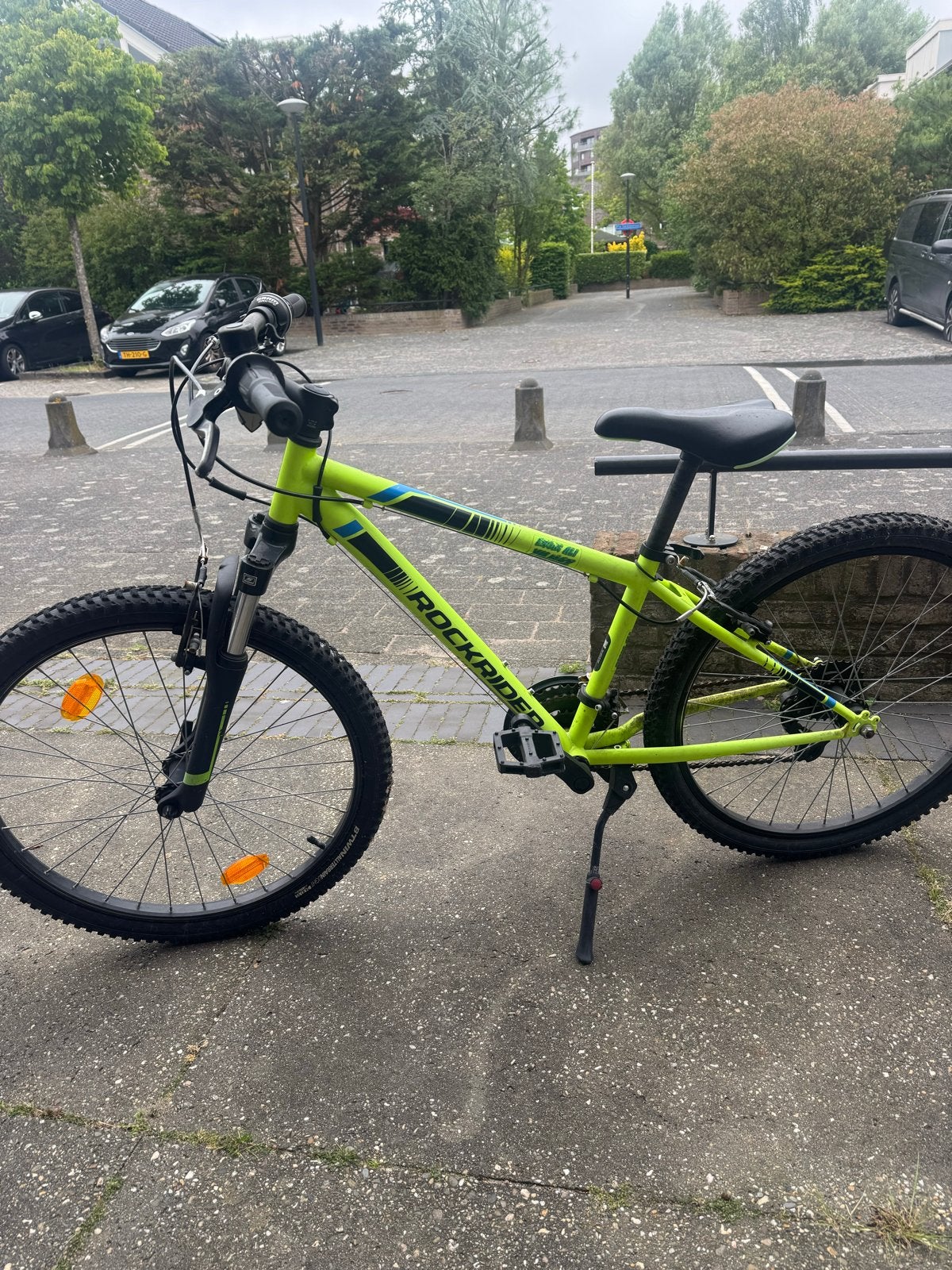 Rockrider ST500 Mountainbike - Neon Groen, Fietsen en Brommers, Fietsen | Mountainbikes en ATB, Gebruikt, Hardtail, Ophalen, Overige merken
