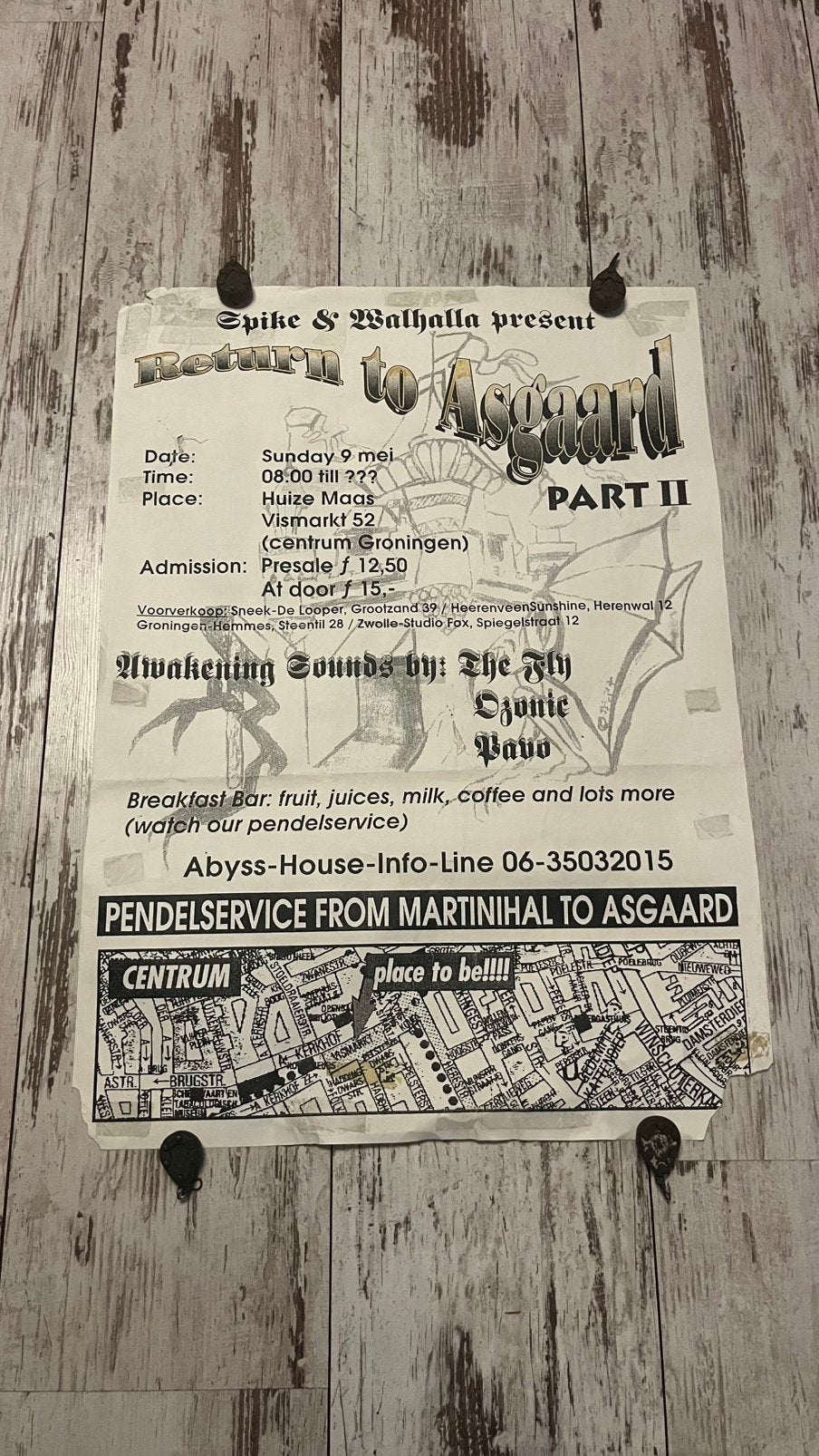 Return to asguaard part II hardcore Thunderdome gabber, Ophalen of Verzenden, Gebruikt, A1 t/m A3