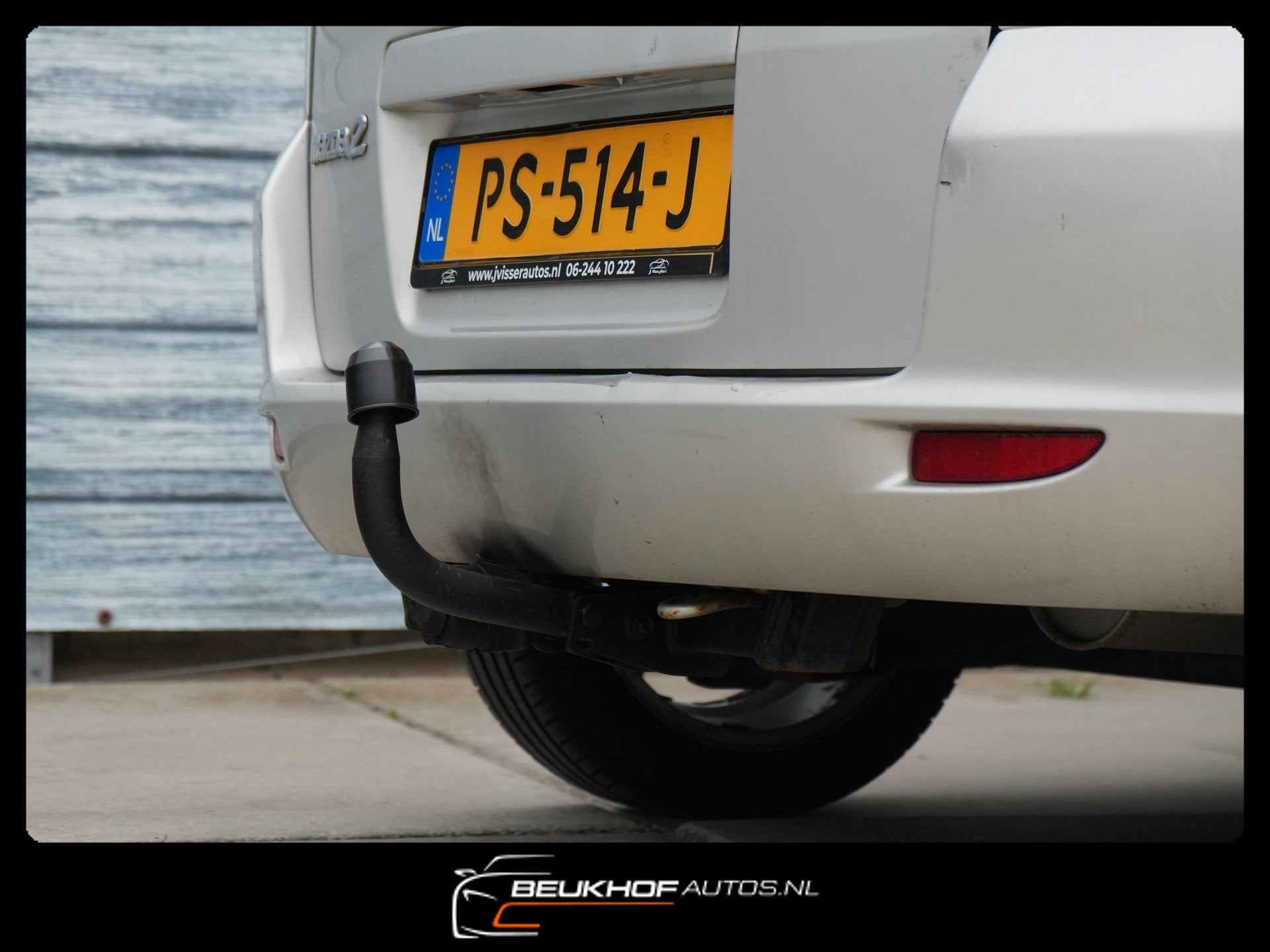 Mazda 2 1.4 Exclusive 5dr Automaat Airco Trekhaak Sportvelg, Auto's, Stof, Gebruikt, Zwart, 4 cilinders