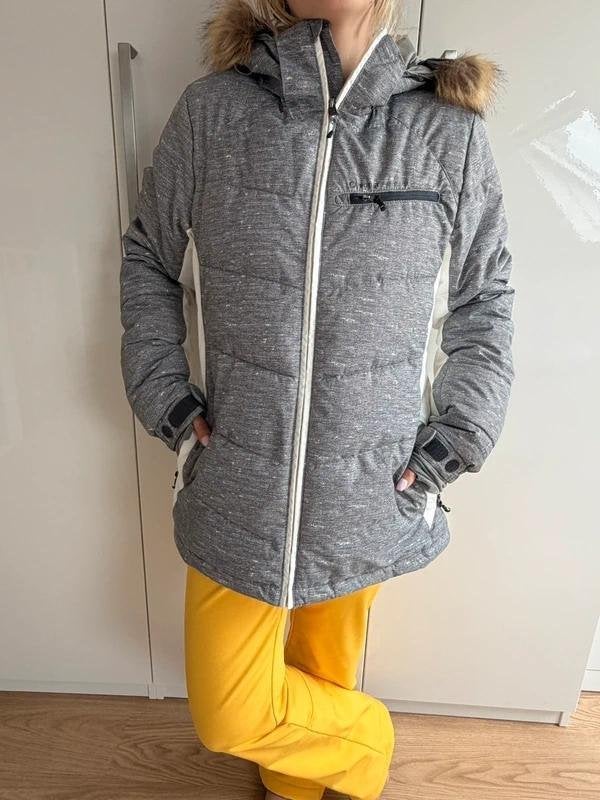 Protest skijas dames grijs wit Maat XL / 42 als nieuw, Maat 42/44 (L), Ophalen of Verzenden, Zo goed als nieuw, Protest