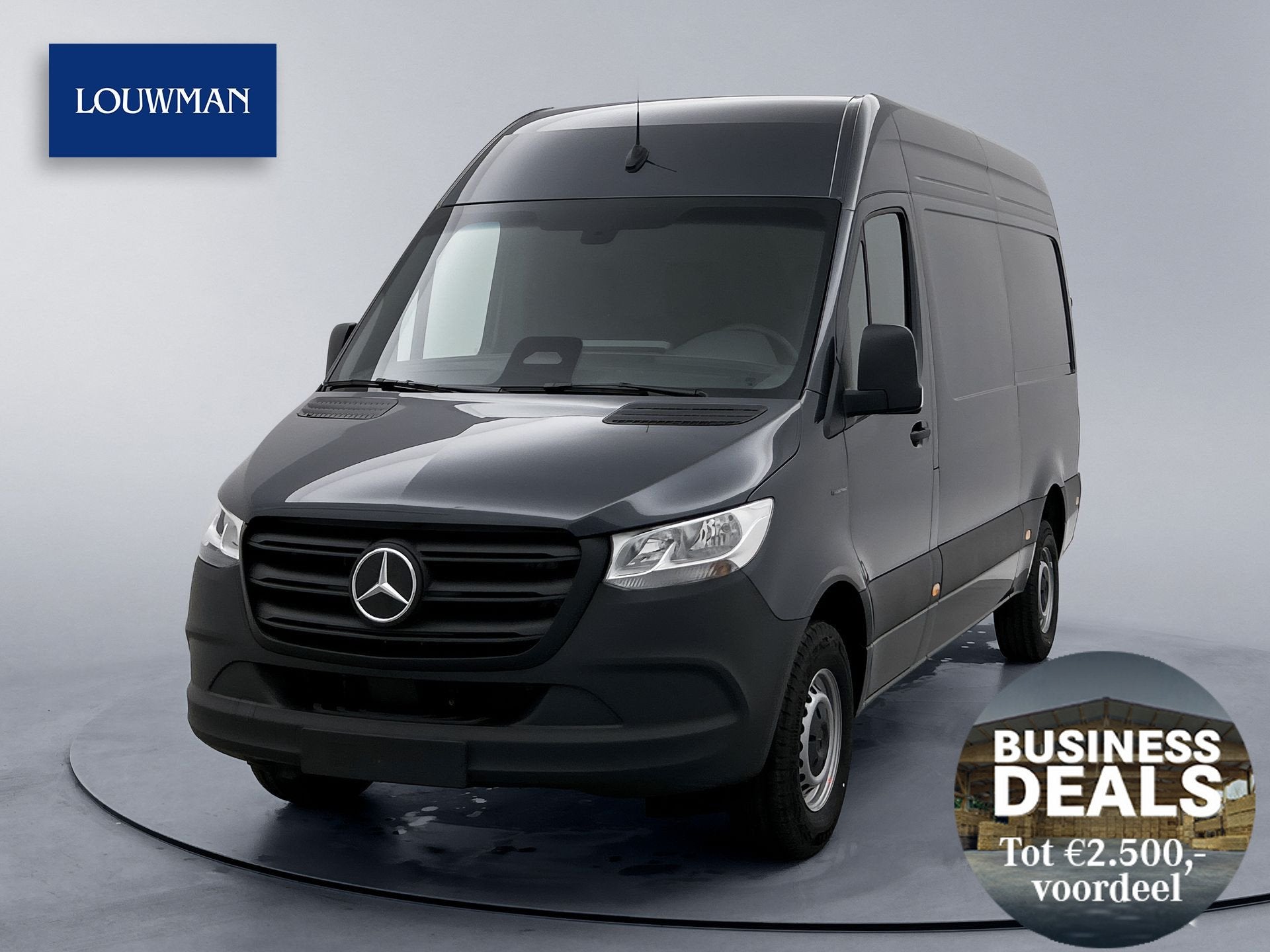 Mercedes-Benz eSprinter 0,99% RENTE - 320 L2H2 PRO RWD 81kWh, Automaat, 2741 kg, Mercedes-Benz, Nieuw