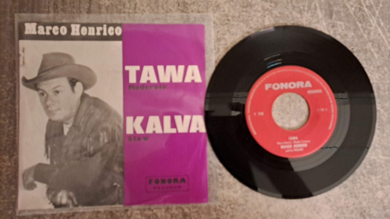 Marco henrico - Tawa, Gebruikt, 7 inch, Pop, Fotohoes