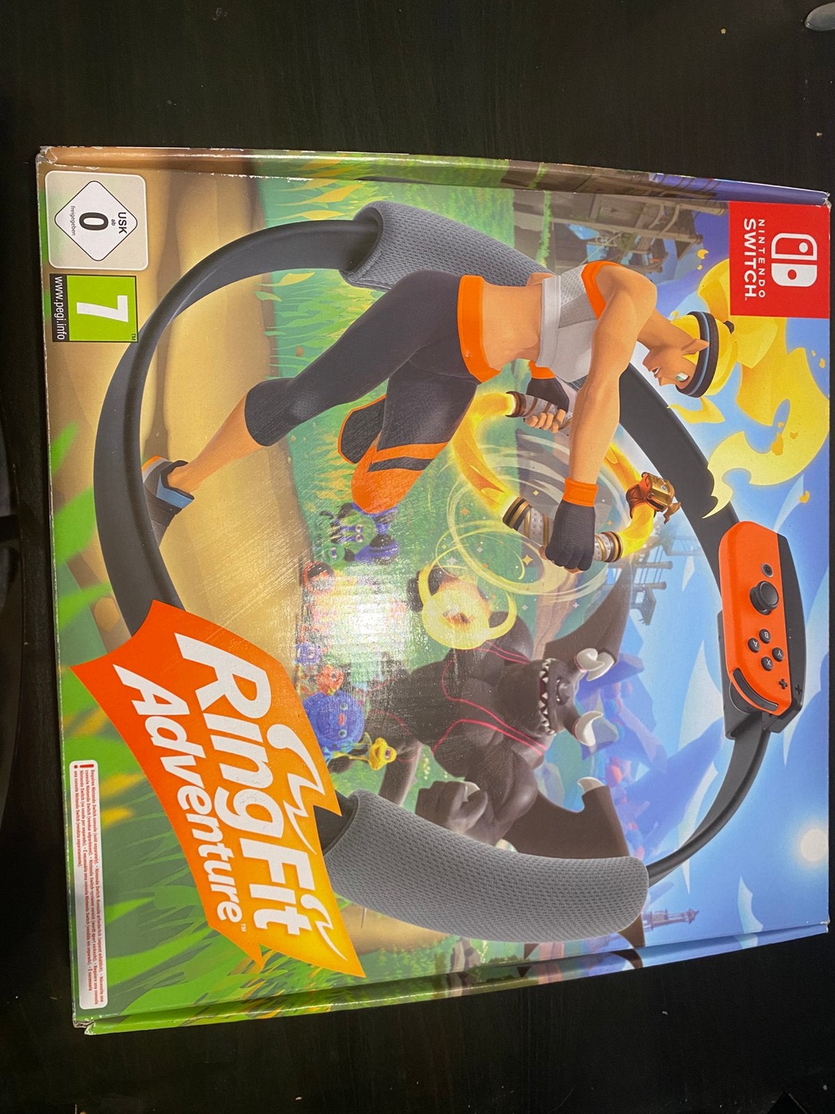 Nintendo Switch Ring Fit Adventure – bijna nieuw, Spelcomputers en Games, Verzenden, 1 speler, Zo goed als nieuw, Sport