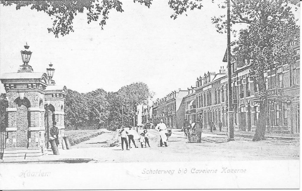 Haarlem Schoterweg b/d Cavelerie kazerne., Verzamelen, Ansichtkaarten | Nederland, Ophalen of Verzenden, 1960 tot 1980, Ongelopen