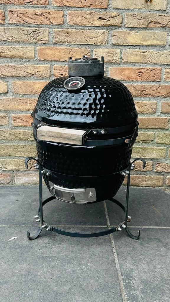 Patton classic Kamado 13 inch, Tuin en Terras, Houtskoolbarbecues, Ophalen, Gebruikt, Met accessoires