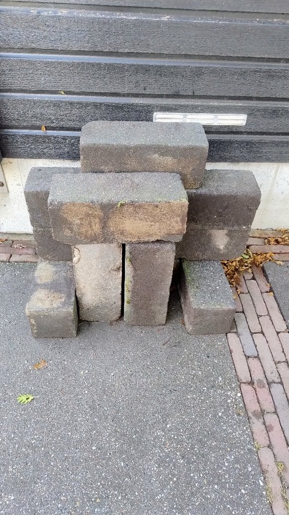 Stapelblokken 11 stuks 40x16x16cm, Ophalen, Gebruikt, Blok, Minder dan 25 cm