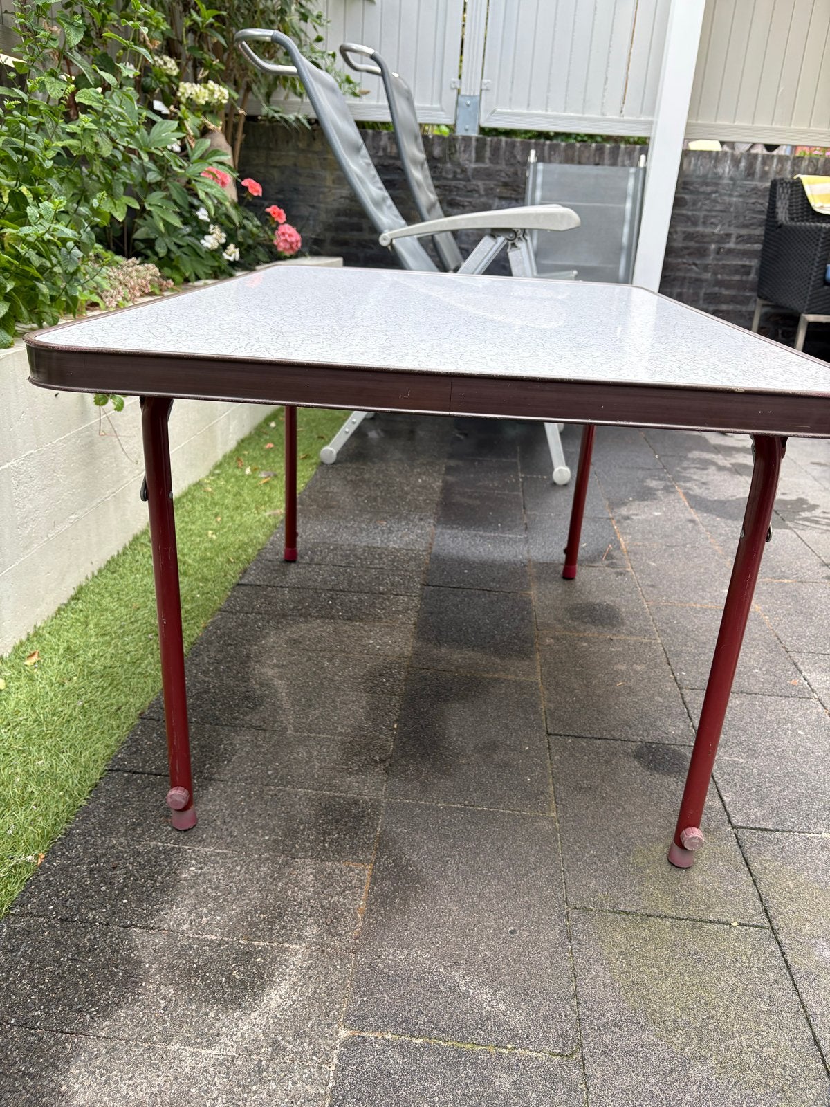 Crespo campingtafel 100x65 - Gebruikt, Caravans en Kamperen, Kampeermeubelen, Gebruikt, Campingtafel, Ophalen