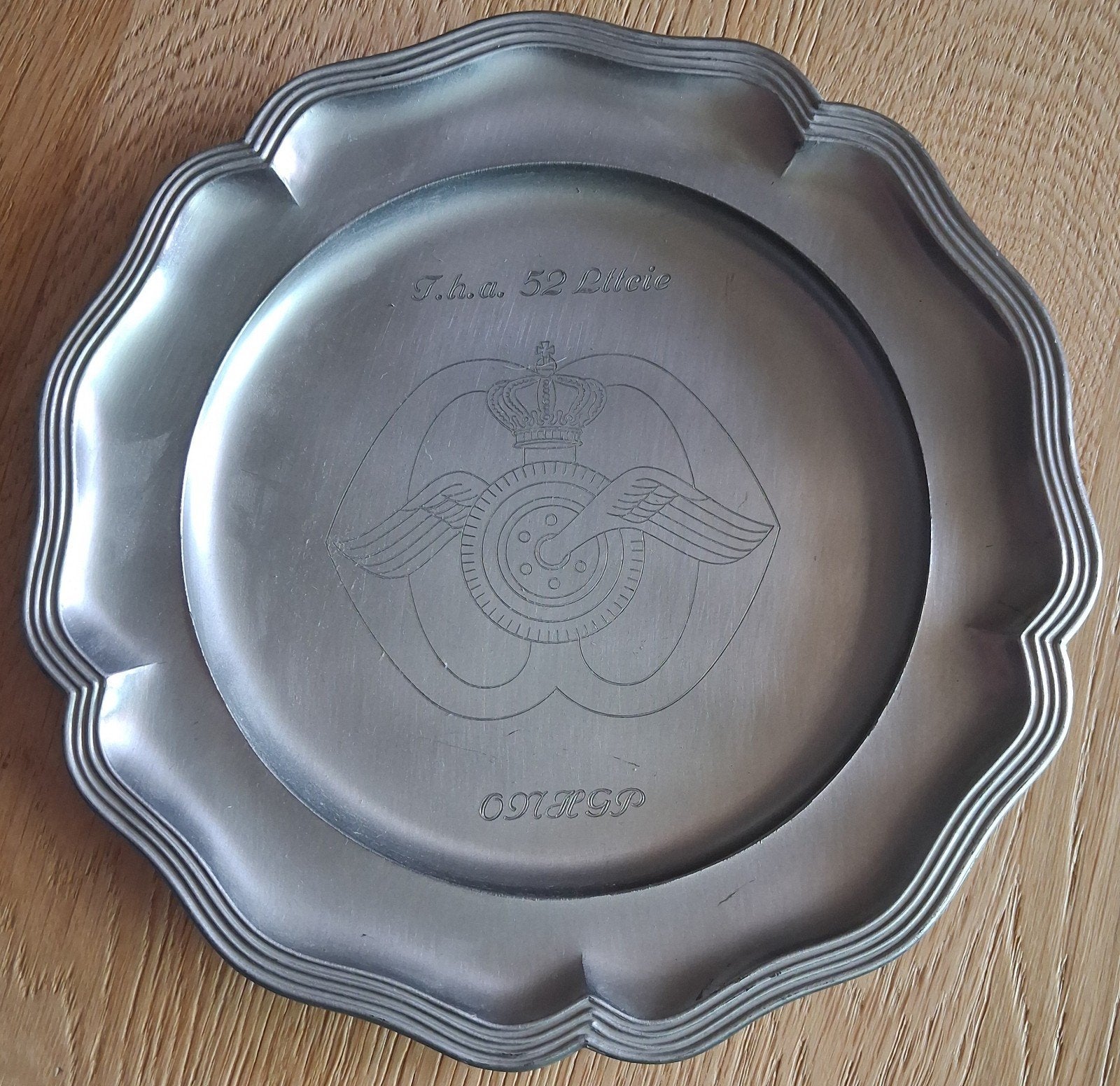 Tinnenbord 52 lttc, Verzamelen, Militaria | Algemeen, Ophalen, Landmacht, Nederland