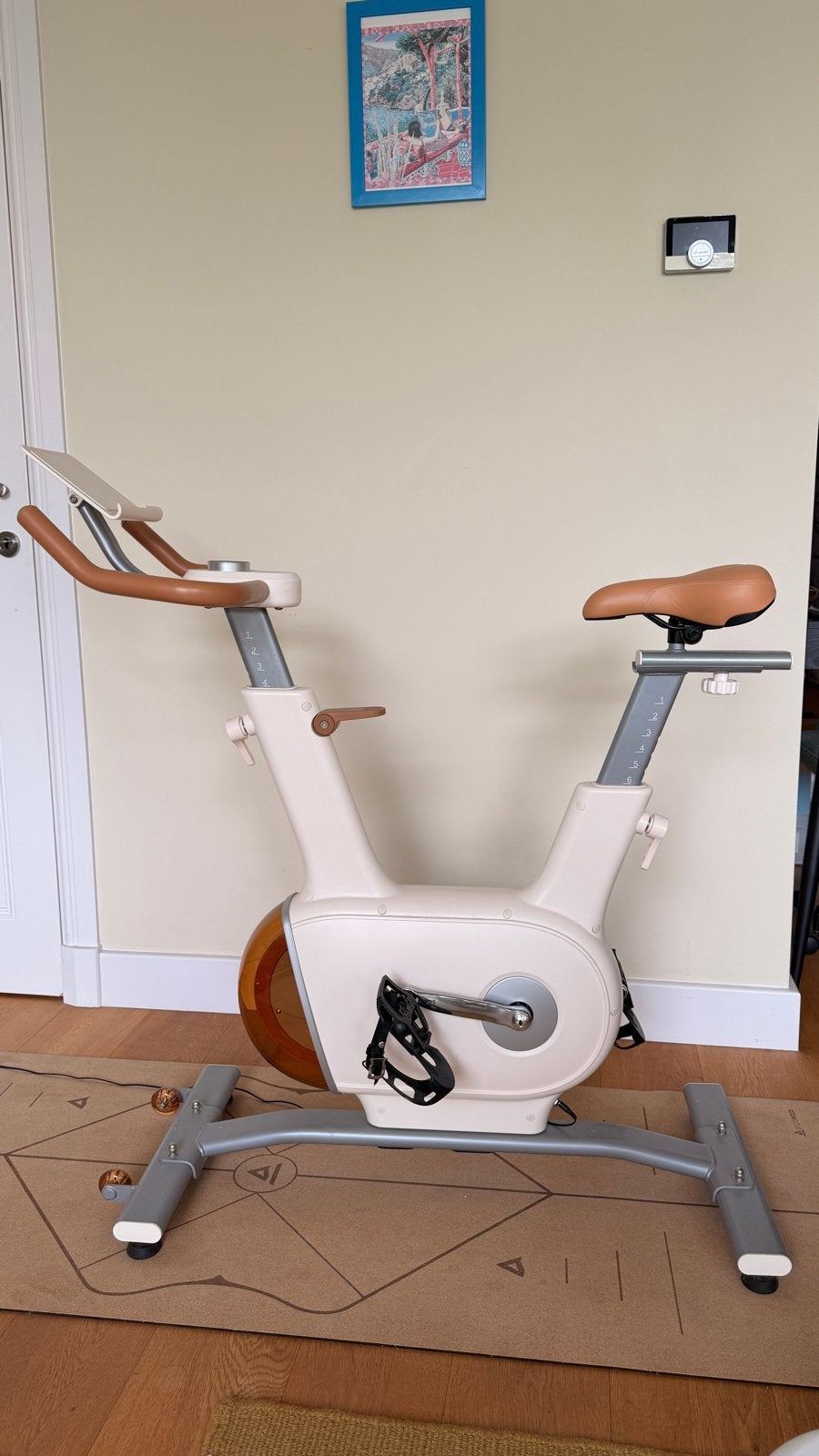 Clover Fitness Silent Racer Indoor Bike - Stil en Compact, Sport en Fitness, Fitnessapparatuur, Ophalen, Spinningfiets, Zo goed als nieuw