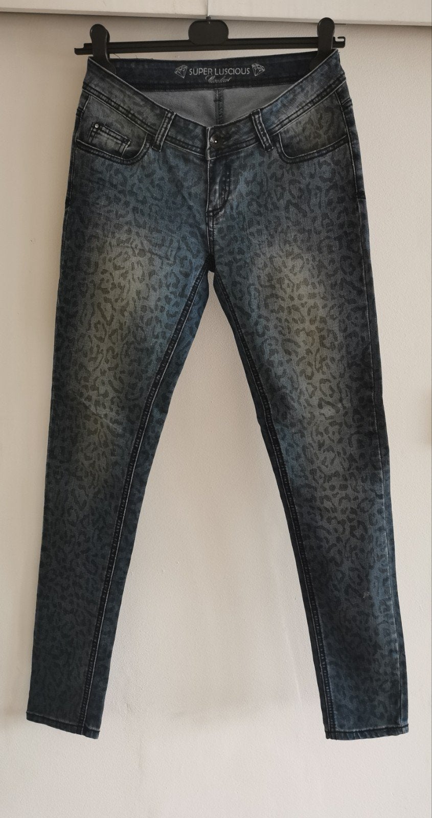 Coolcat spijkerbroek met dierenprint mt. M, Nieuw, Coolcat, W30 - W32 (confectie 38/40), Verzenden