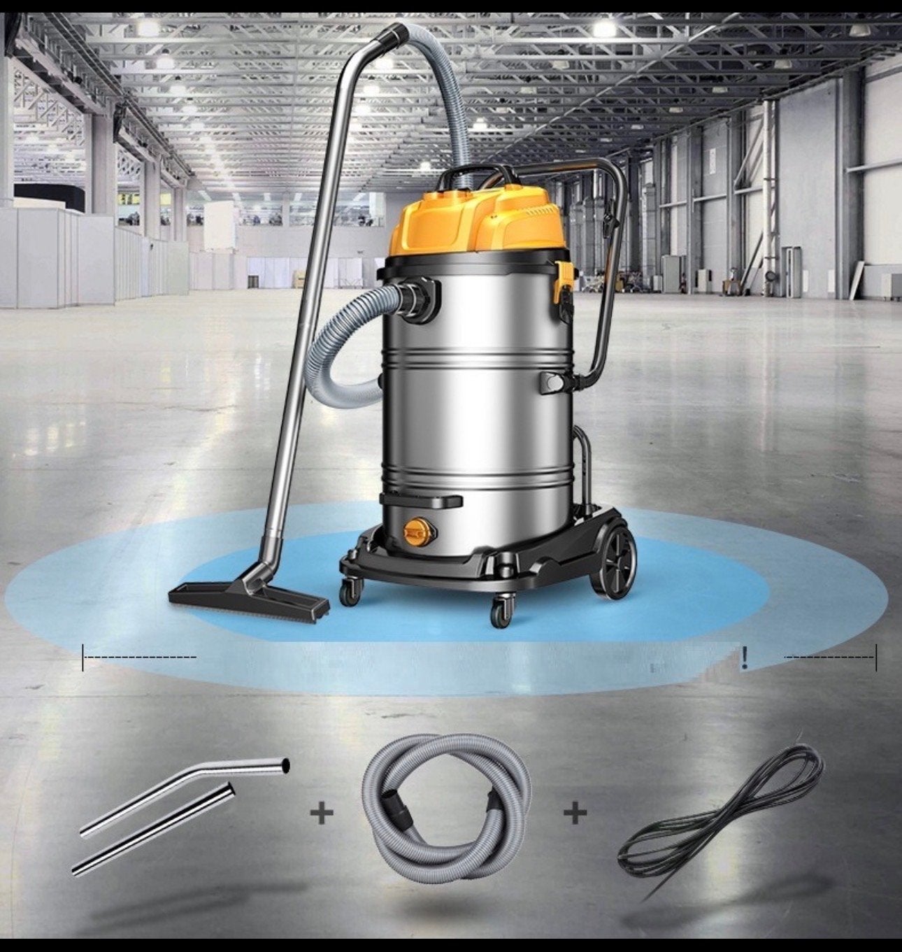 Stark's Professional 3-in-1 Nat/Droog Stofzuiger 1500W, Verkophoekgoes@outlook.com, Nieuw, Ophalen of Verzenden, Industriële stofzuiger