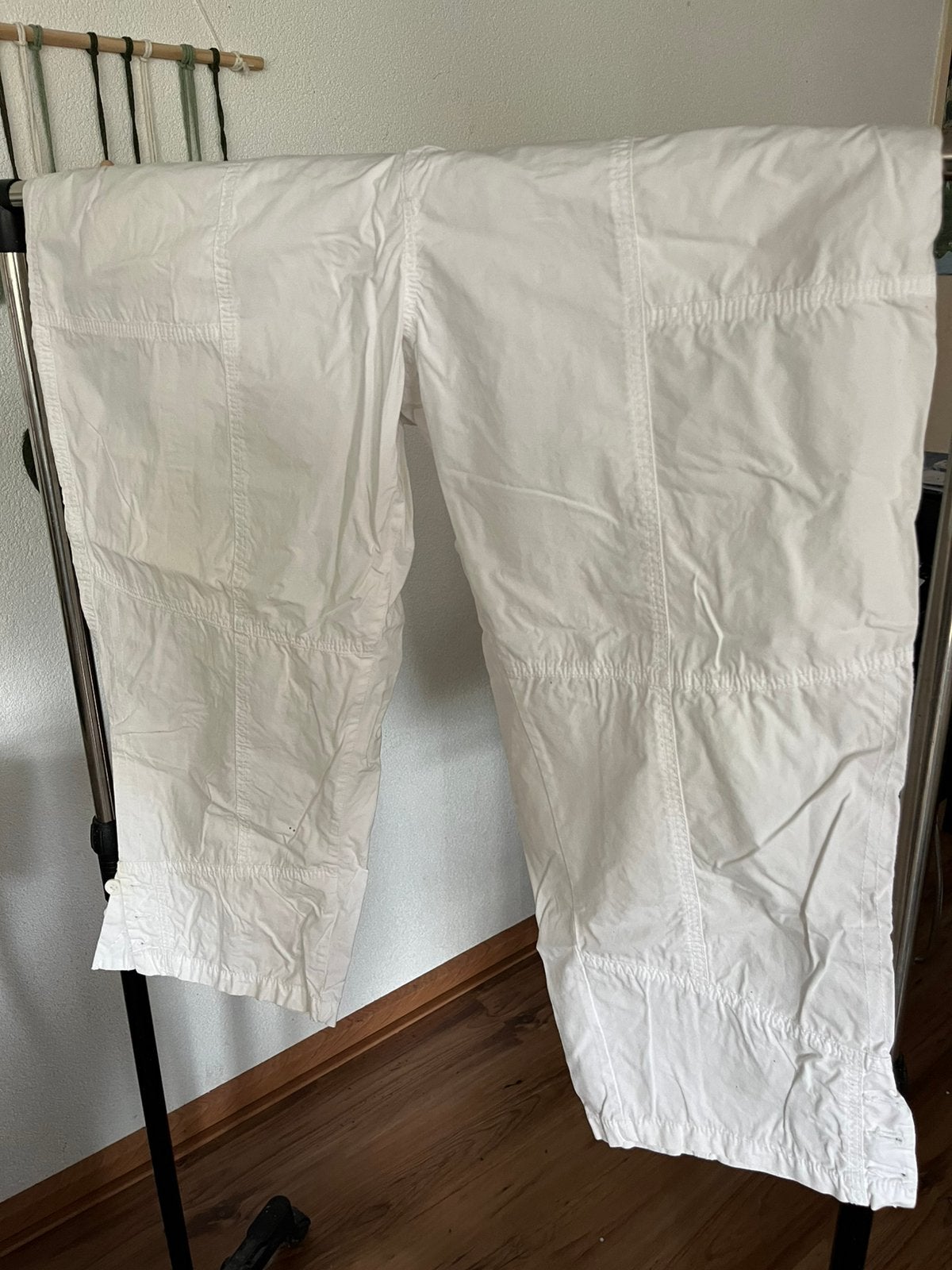 Driekwart broeken wit en beige, Kleding | Dames, Broeken en Pantalons, Wit, Maat 46/48 (XL) of groter, Ophalen of Verzenden, Zo goed als nieuw