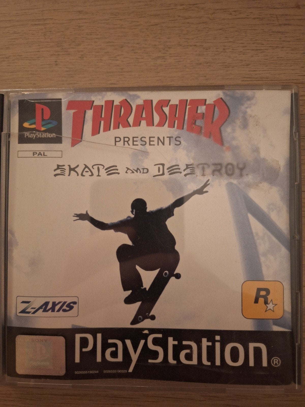 Thrasher Skate and Destroy PS1, 2 spelers, Ophalen of Verzenden, Gebruikt, Sport