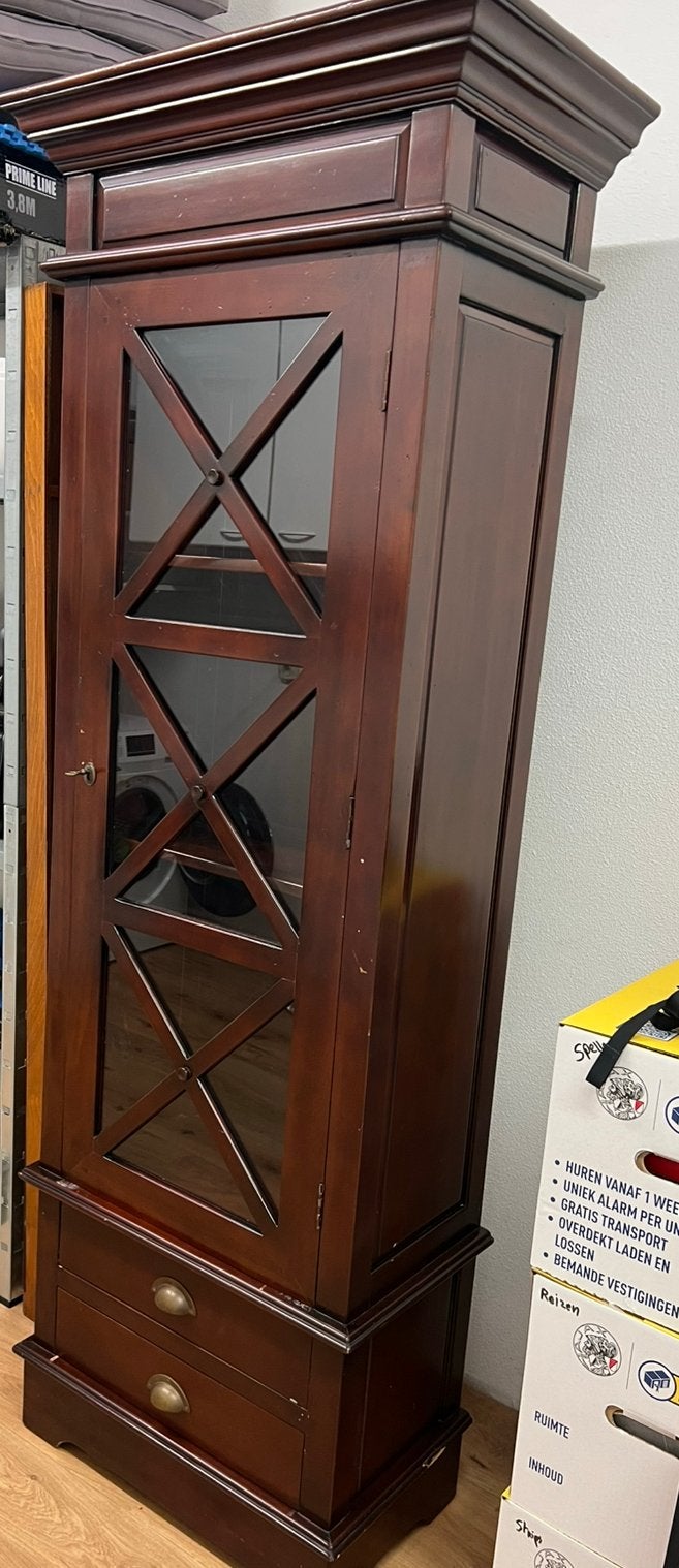 Zware houten kast, Ophalen, Gebruikt, 200 cm of meer, Klassiek