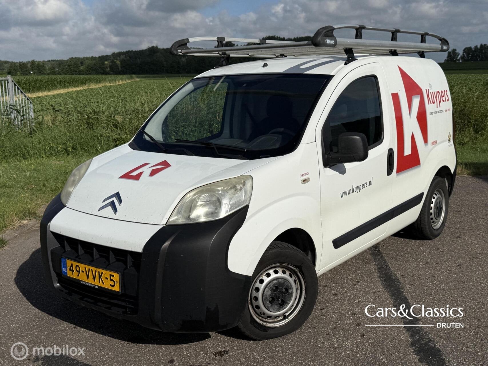 Citroen Nemo bestel 1.4 HDi, Auto's, Voorwielaandrijving, Stof, Zwart, Citroën
