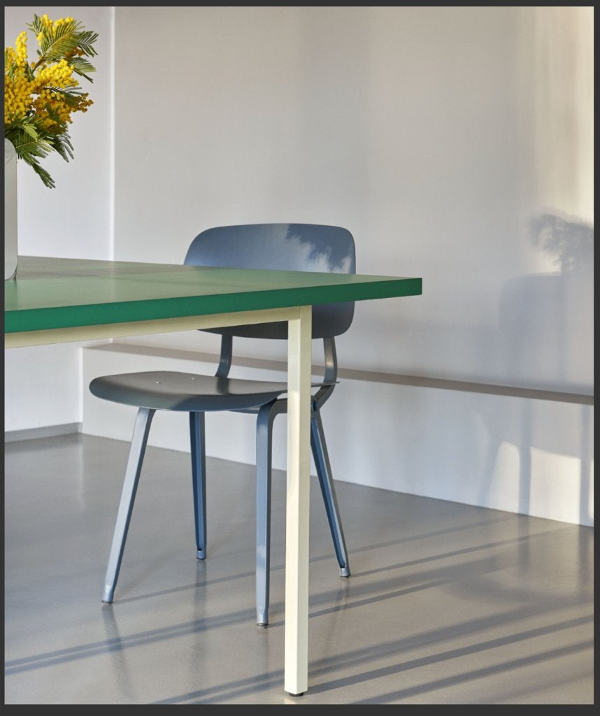 HAY TwoColour Table tafelblad 200x90cm ivory-greenmint nieuw, Huis en Inrichting, Ophalen, Overige materialen, Modern Scandinavisch design