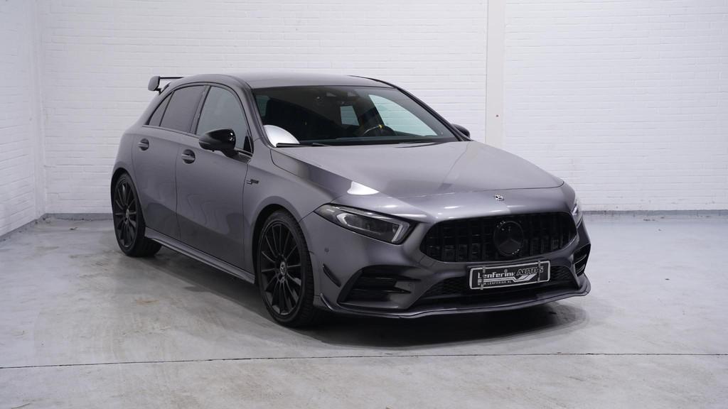Mercedes-Benz A-klasse 250 Premium Plus Panodak Burmester So, Auto's, Mercedes-Benz, Gebruikt, 4 cilinders, Leder en Stof, 1600 kg