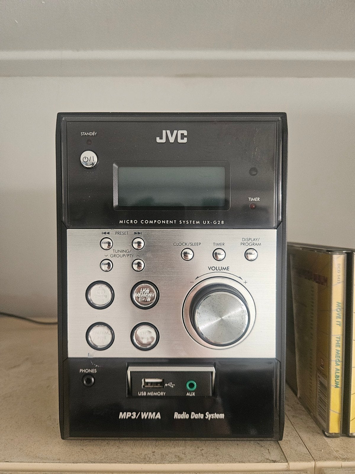 JVC Micro Component System UX-G28 met USB en AUX, Ophalen of Verzenden