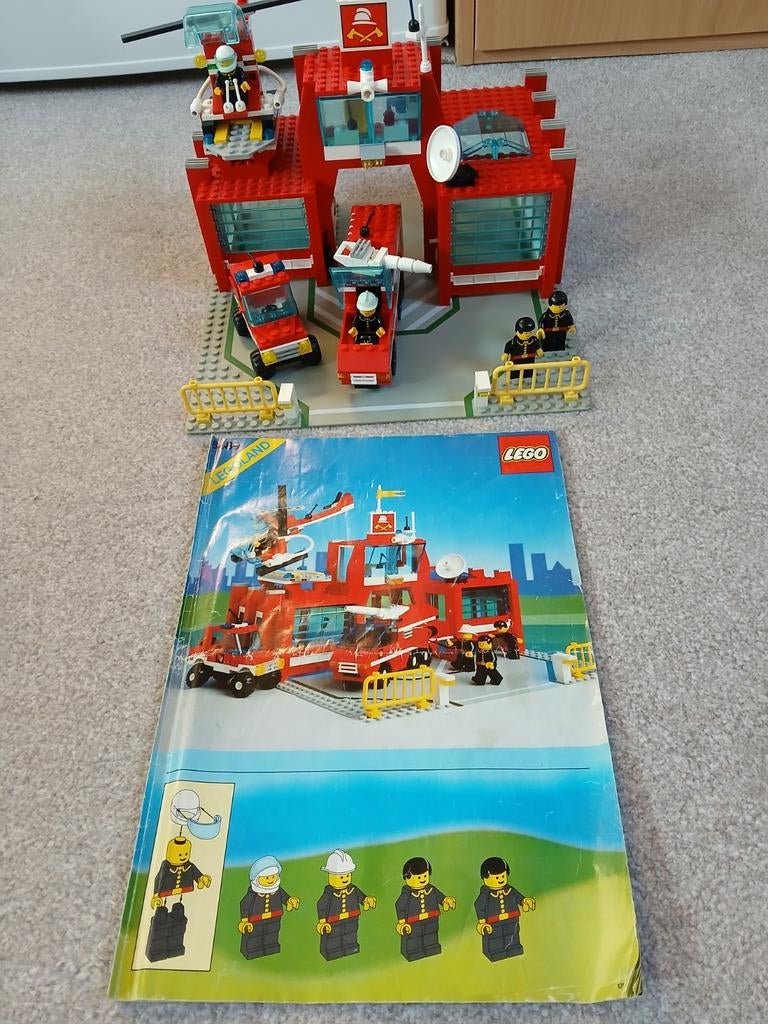 Lego 6389 brandweer centrale., Ophalen, Lego, Compleet, Complete set
