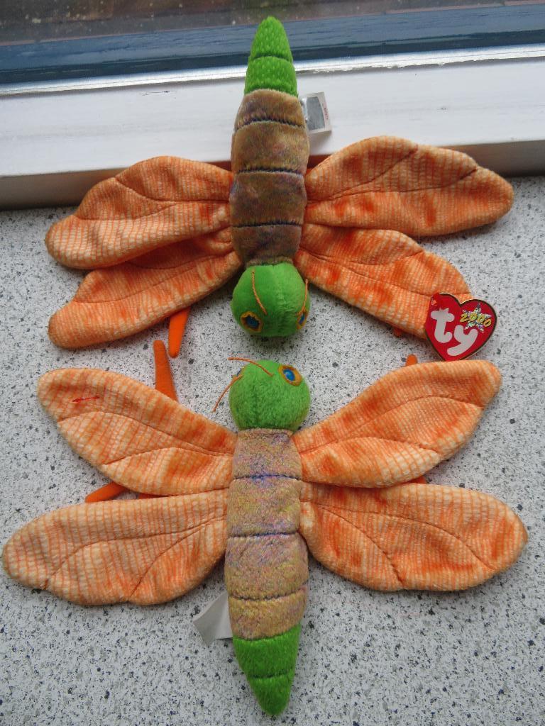 Vlinder Vuurvlieg Libelle merk TY The Beanie Babies Glow, Ophalen of Verzenden, Nieuw, Overige typen