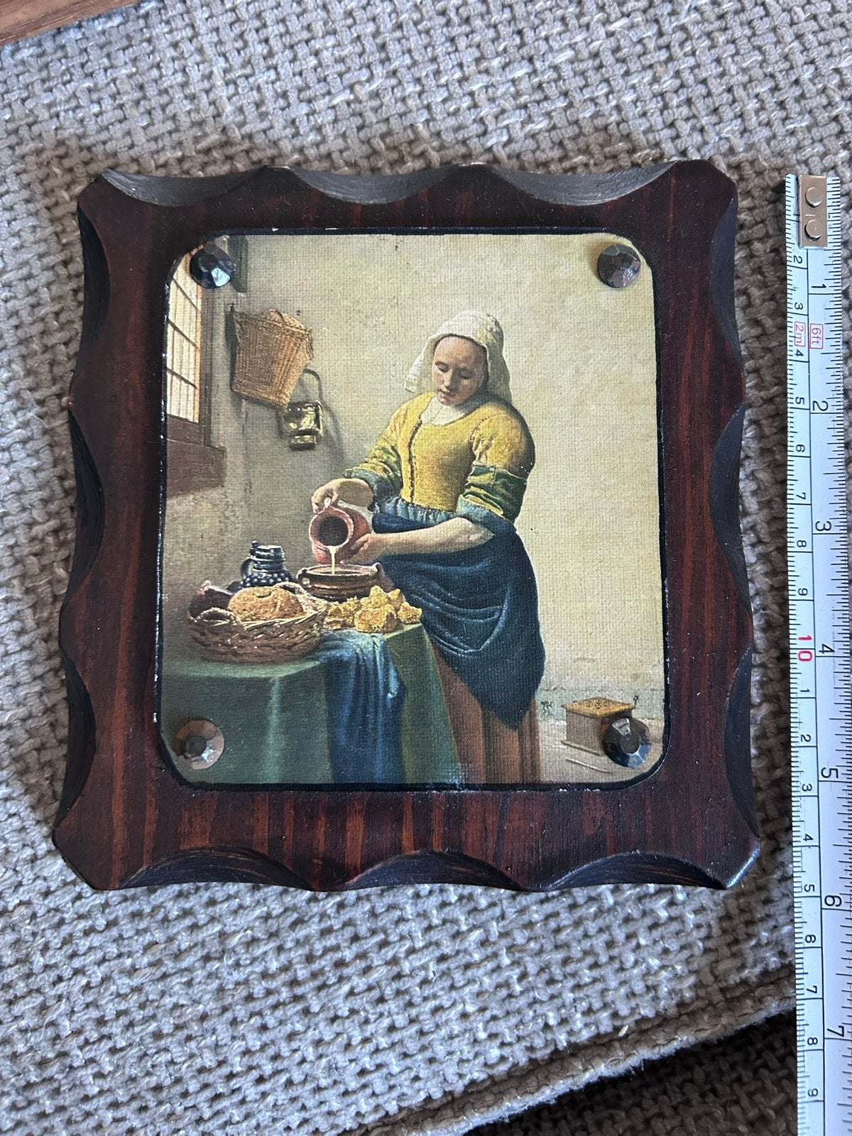 De Melkmeid melkmeisje Johannes Vermeer reproductie, Antiek en Kunst, Kunst | Schilderijen | Klassiek, Paneel, Portret of Personen