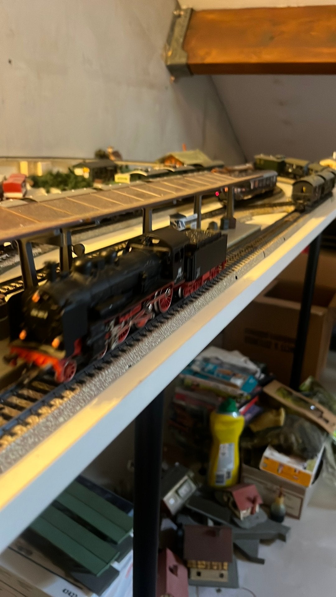 Te koop stoomloc van marklin, Wisselstroom, Locomotief, Ophalen of Verzenden, Zo goed als nieuw