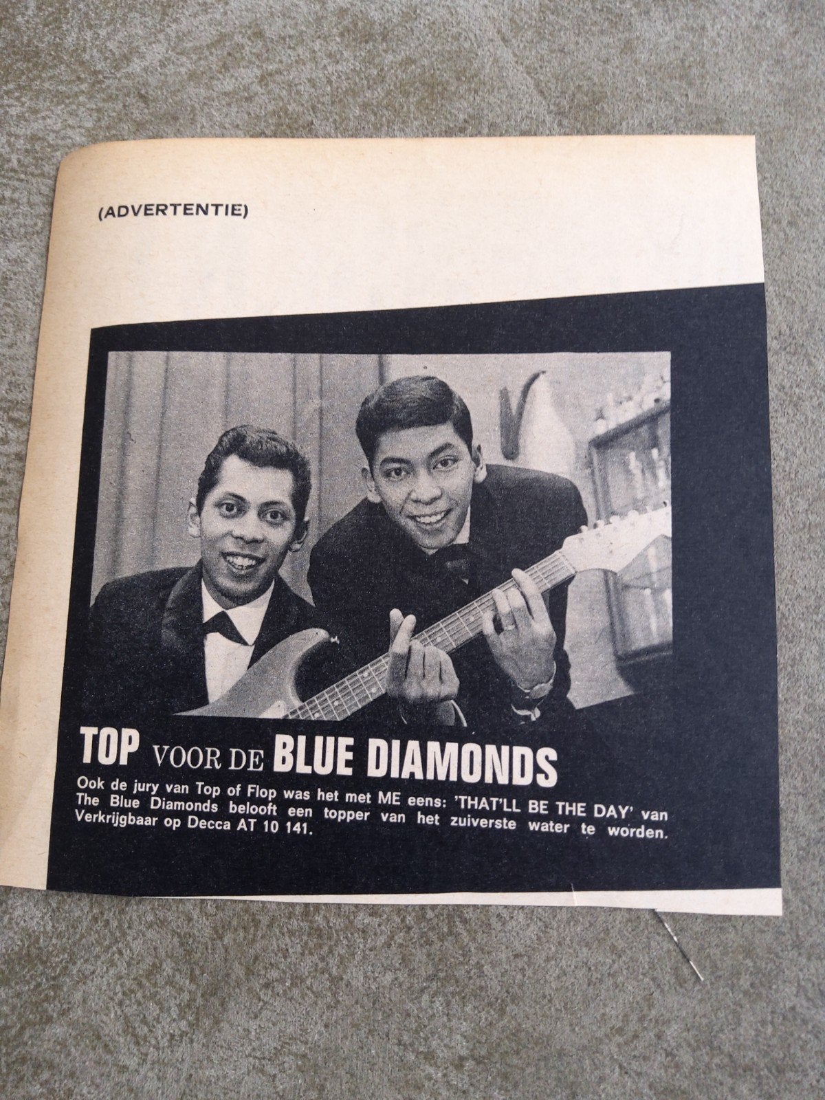The Blue Diamonds:  Top of flop, Ophalen of Verzenden, Zo goed als nieuw, Boek, Tijdschrift of Artikel