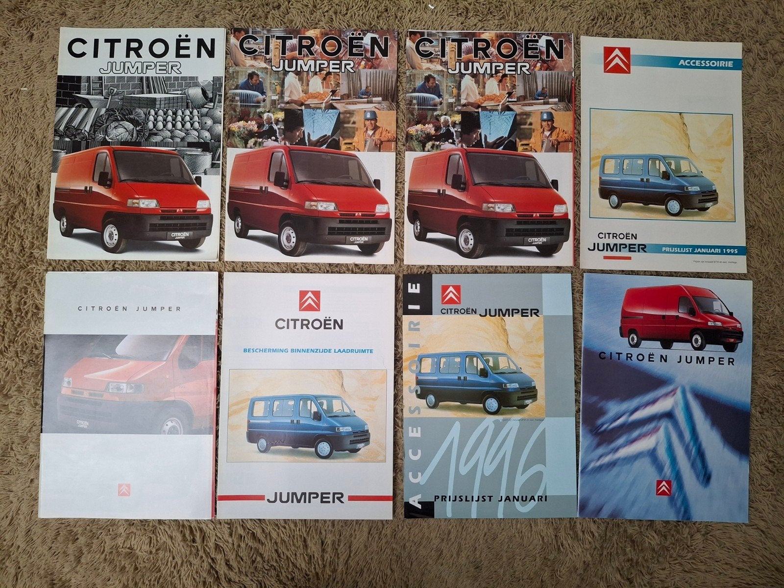 uitgebreid lot autofolders Citroen Jumper, Boeken, Verzenden, Gelezen, Citroën