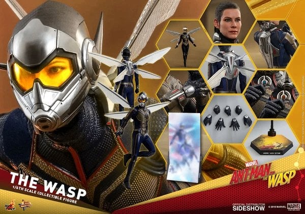 Hot Toys MMS498 Ant-Men And The Wasp - The Wasp, Ophalen of Verzenden, Zo goed als nieuw