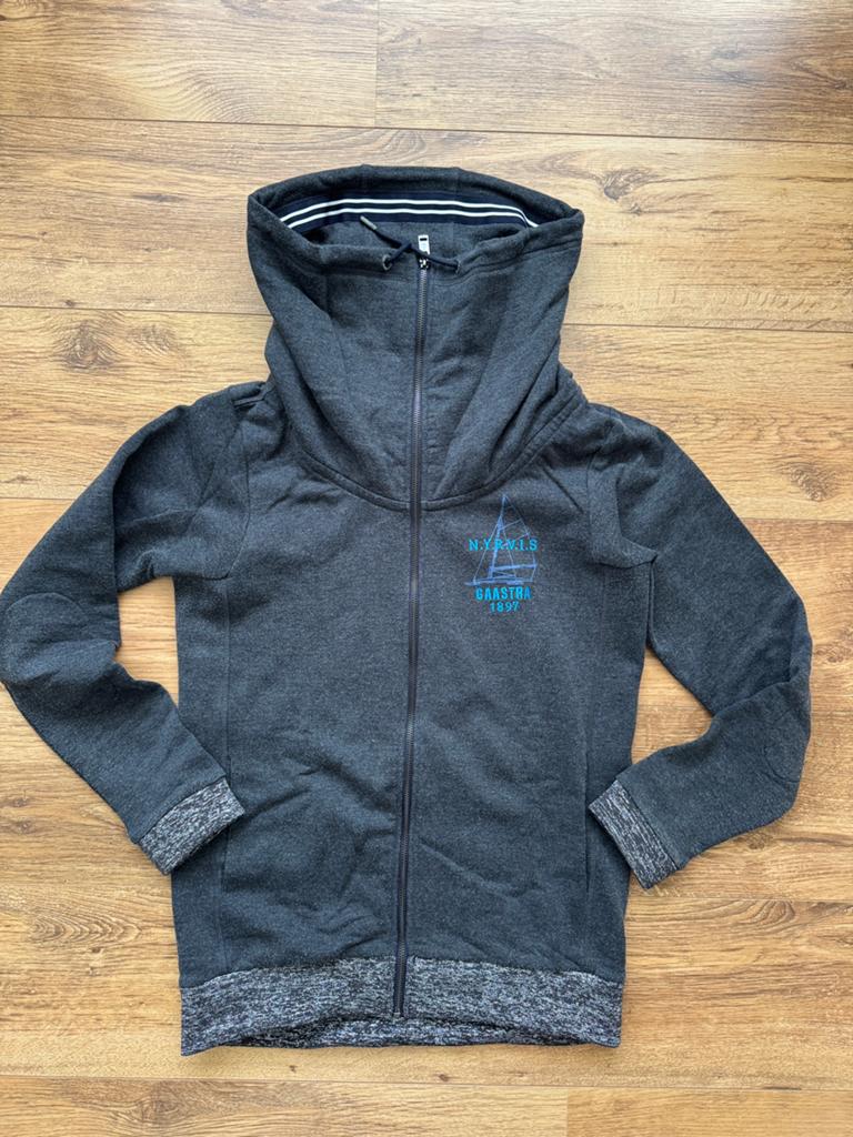 Gaastra trui met col - lang model - mt M a antraciet, Kleding | Dames, Truien en Vesten, Ophalen of Verzenden, Nieuw, Maat 38/40 (M)