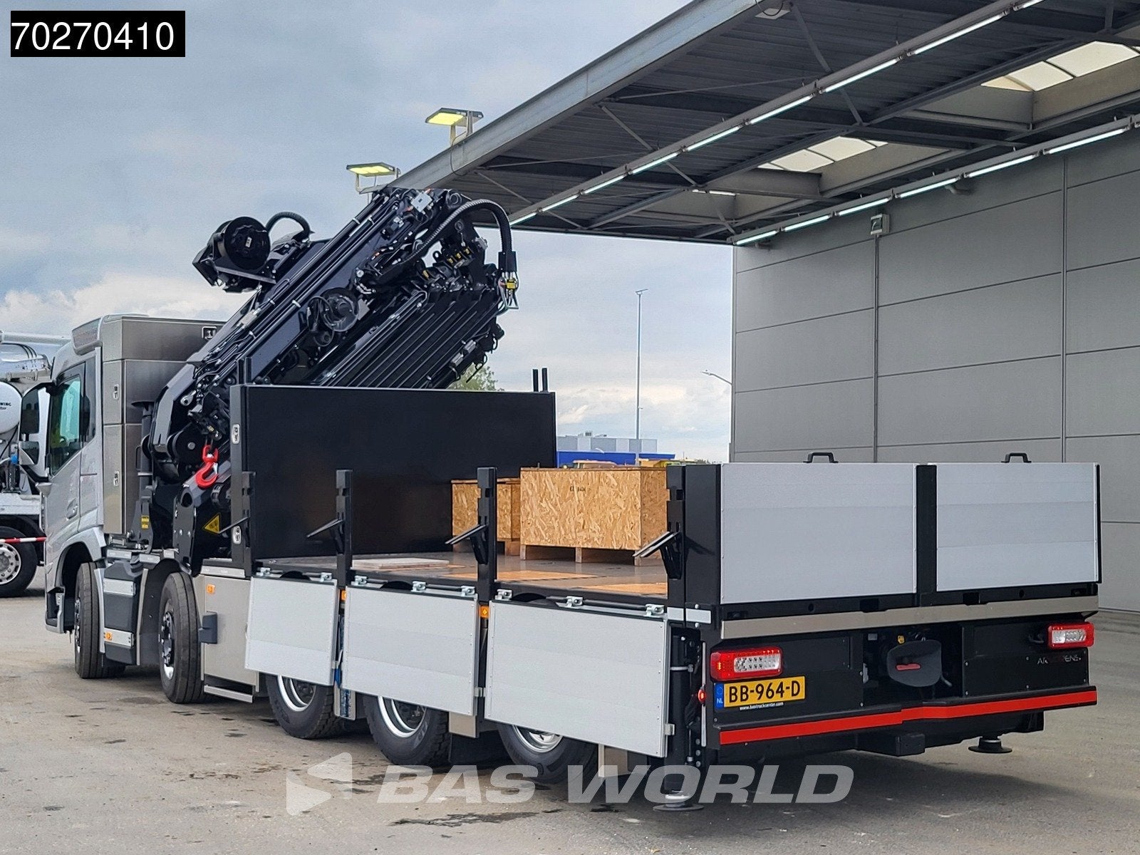 Volvo FM 500 10X4 NEW! Palfinger PK580 TEC + PJ090C JIB 2.5t, Auto's, Vrachtwagens, Automaat, Overige kleuren, Leder, Bedrijf
