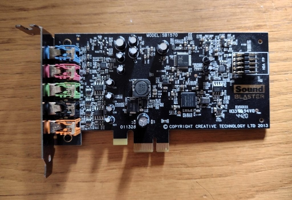 Sound Blaster Audigy FX en RX geluidskaart PCIe, Computers en Software, Geluidskaarten, Ophalen of Verzenden, Gebruikt, Intern