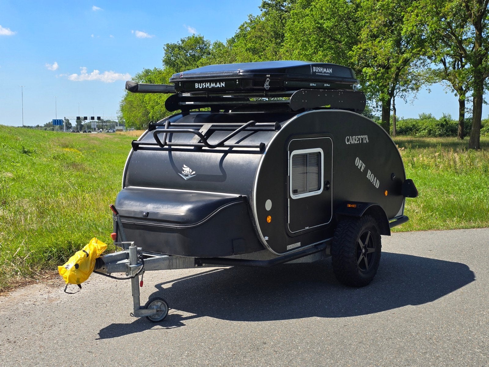 Basoglu Caretta Offroad Teardrop Caravan geremd, Overige merken, Schokbreker, Particulier, Lengtebed