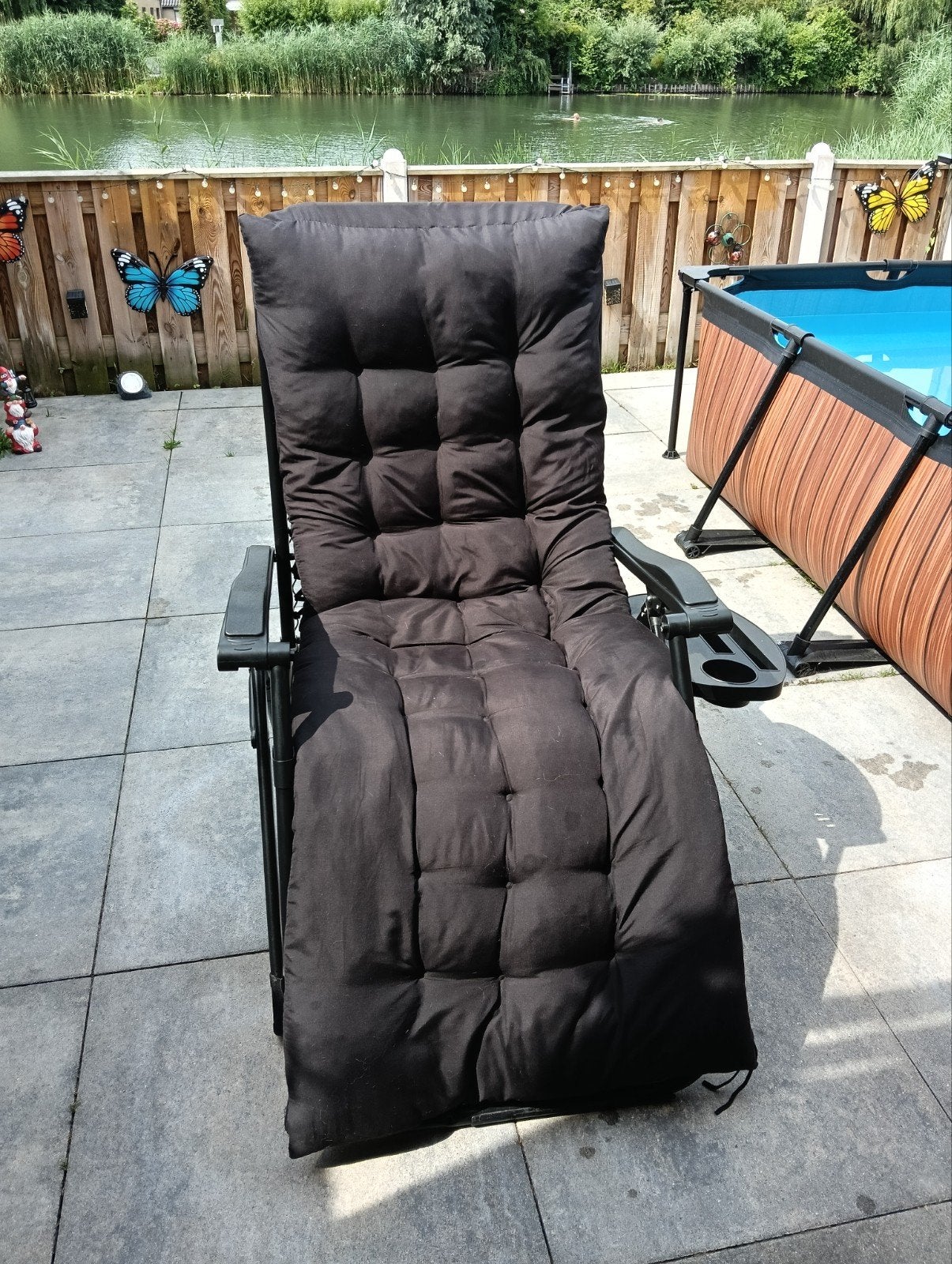 Verstelbare ligstoel, Tuin en Terras, Ophalen of Verzenden, Aluminium