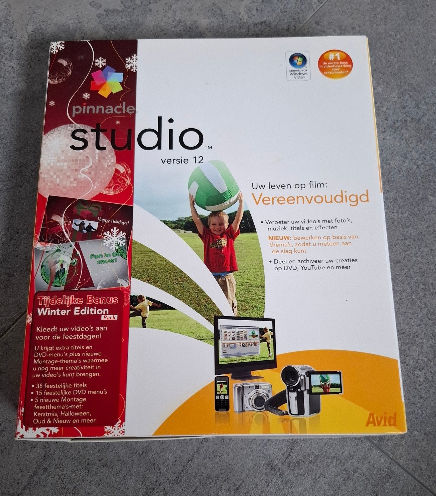 Pinnacle Studio Versie 12 + Winter Edition Pack - Nieuw, Verzenden, Nieuw, Windows