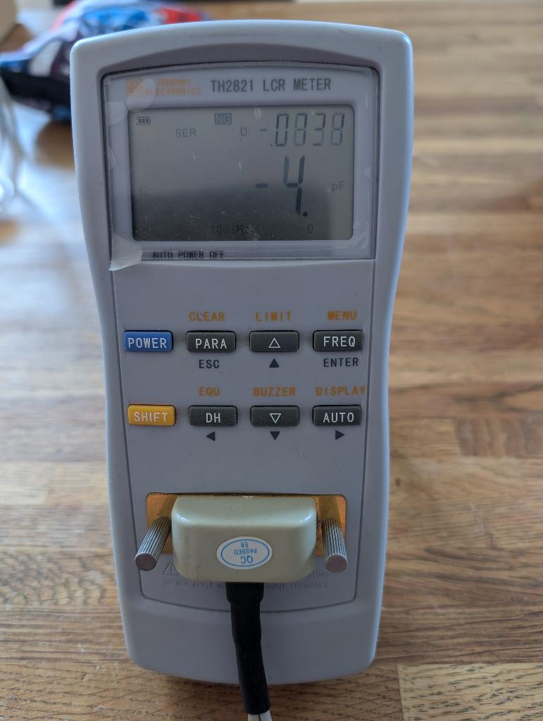 TH2821, LCR Meter, portable, Verzenden, Zo goed als nieuw, Toebehoren
