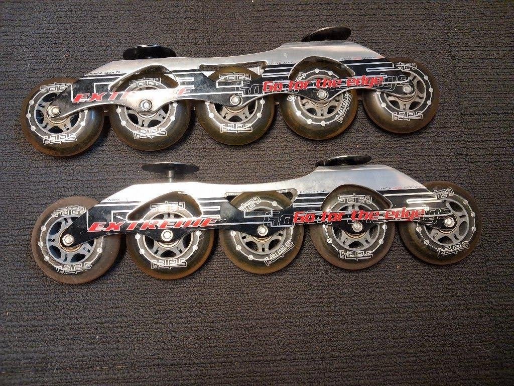 Raps inline-skeelers, losse frames, wielen en clips, Ophalen of Verzenden, Zo goed als nieuw, Inline skates 5 wielen, Overige merken