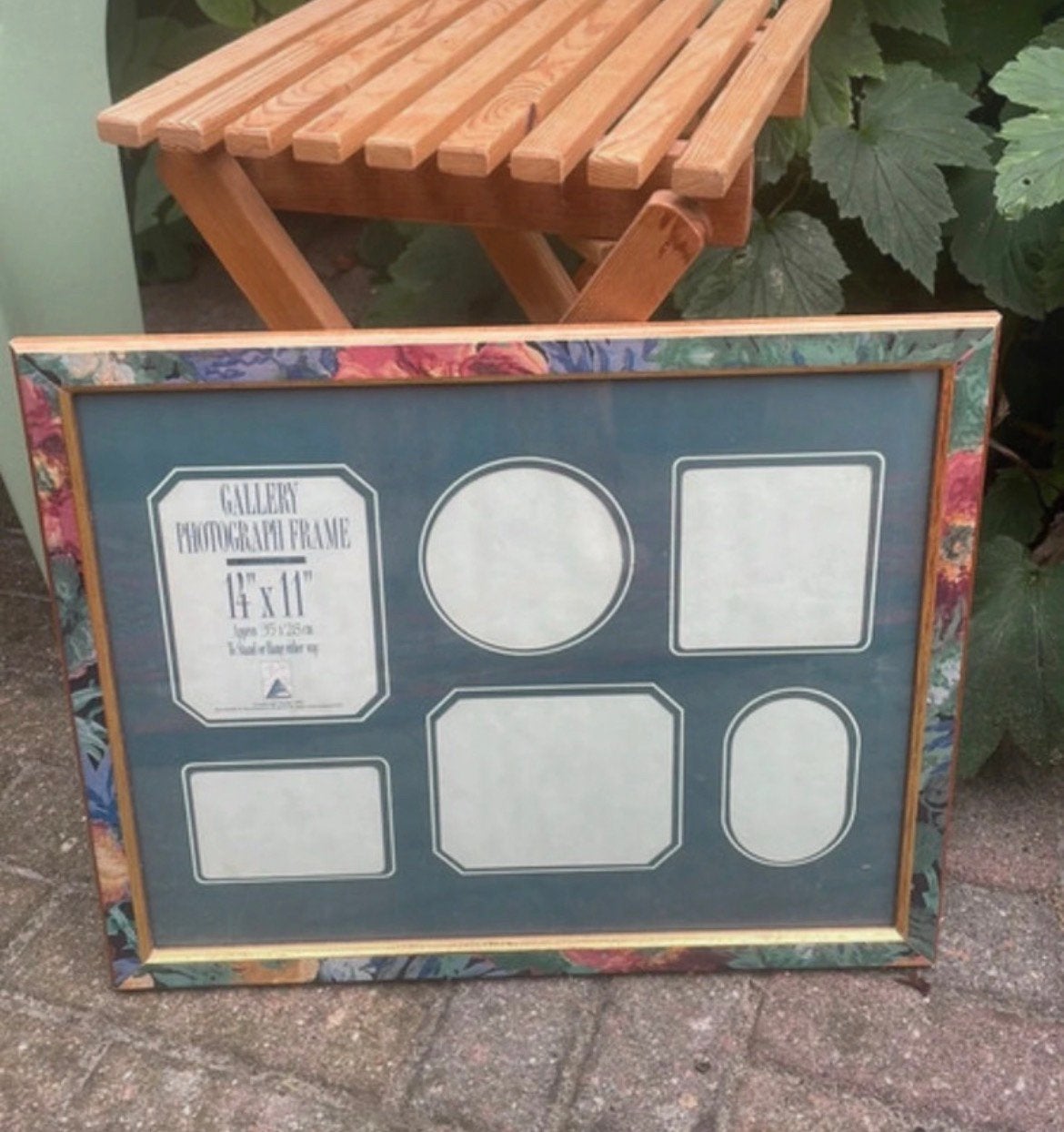 Retro fotolijst voor meerdere foto’s 35x28 cm, Ophalen of Verzenden, Nieuw, Hout, Minder dan 50 cm
