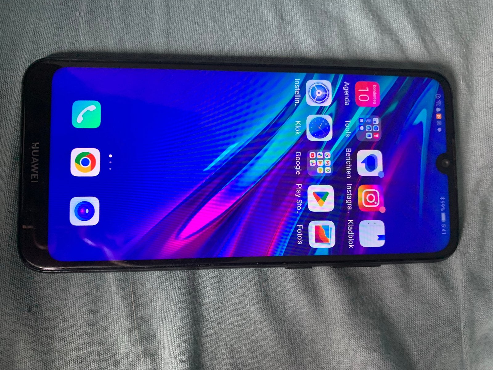 Huawei Y6 2019, Telecommunicatie, Ophalen, Gebruikt, Zwart, Touchscreen