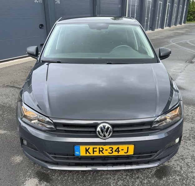Volkswagen Polo 1.0 MPI 65pk 2019 Grijs, Auto's, Stof, Zwart, Handgeschakeld, Particulier